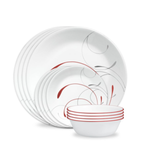 Corelle Splendor 12-Piece Glass Dinnerware Set (Service for 4)